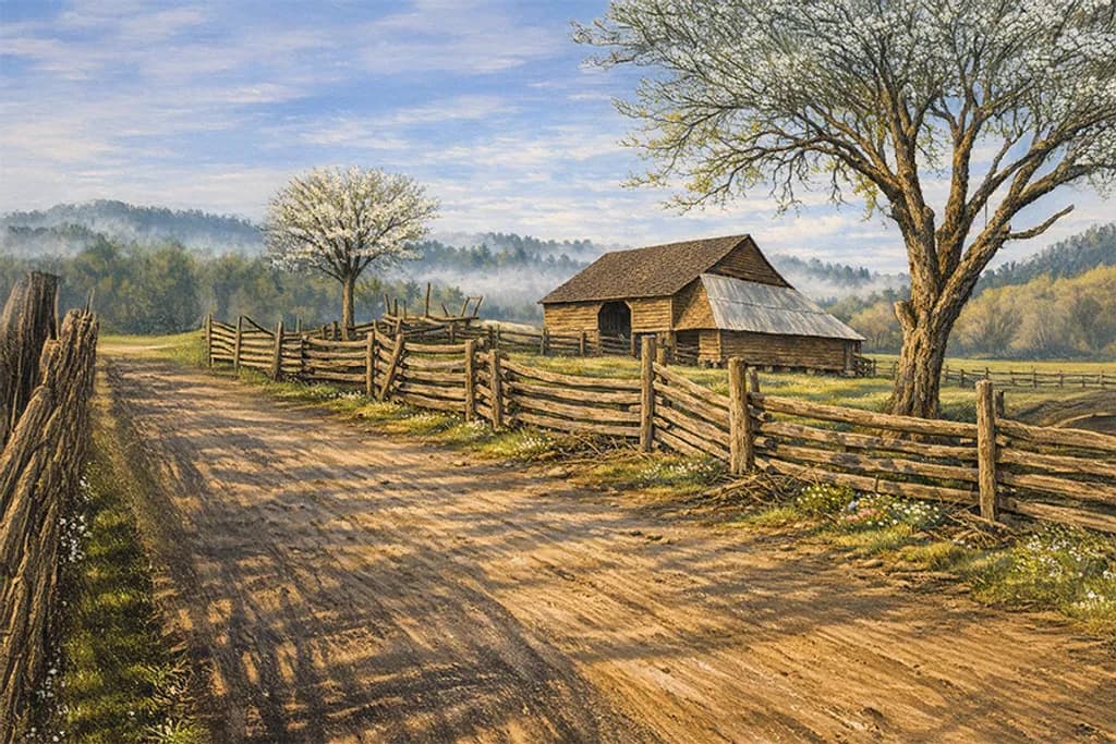 Springtime Homestead