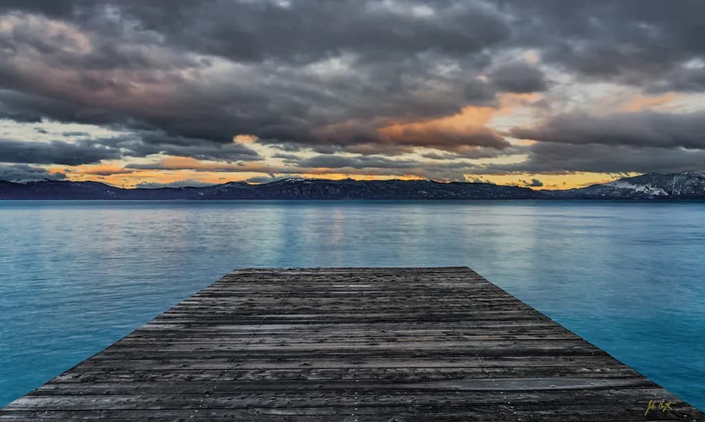 Sugar Pine Point Pier Sunset