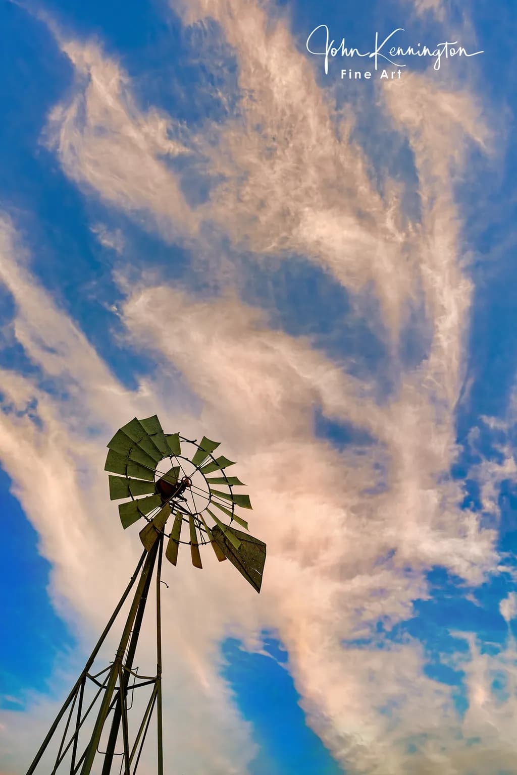 Rustic Windmill Sky