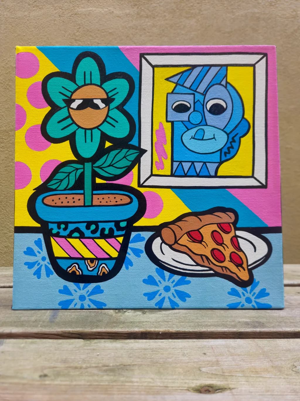 Whimsical Feast: A Playful Dance of Colorful Memories and Nostalgic Delights