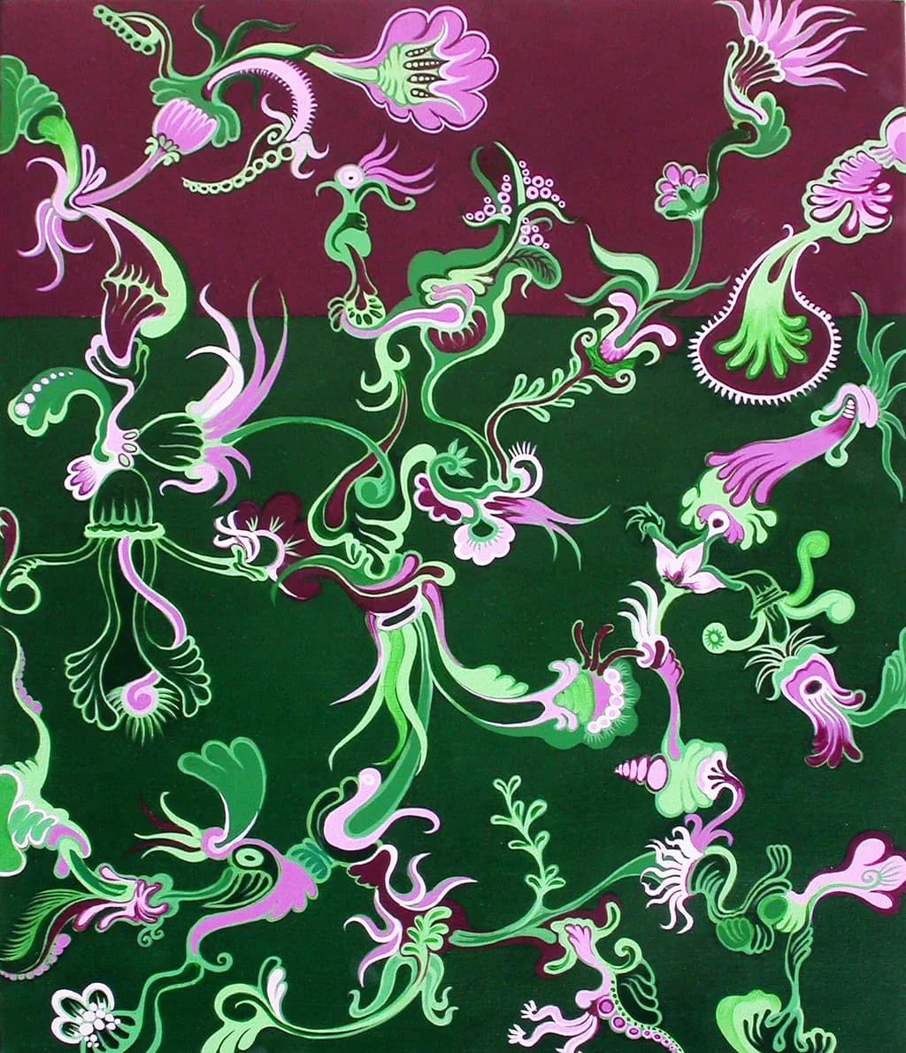 Psychedelic Garden Vines