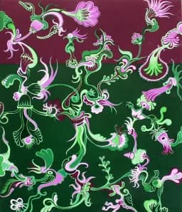 Psychedelic Garden Vines