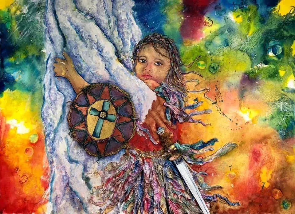 Guardian of Colors: A Brave Spirit in a Vibrant World