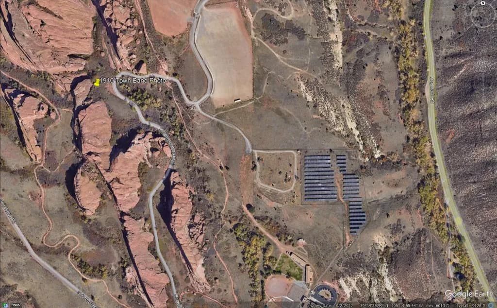Whispers of the Red Rocks: Aerial Serenity Over Nature's Canvas