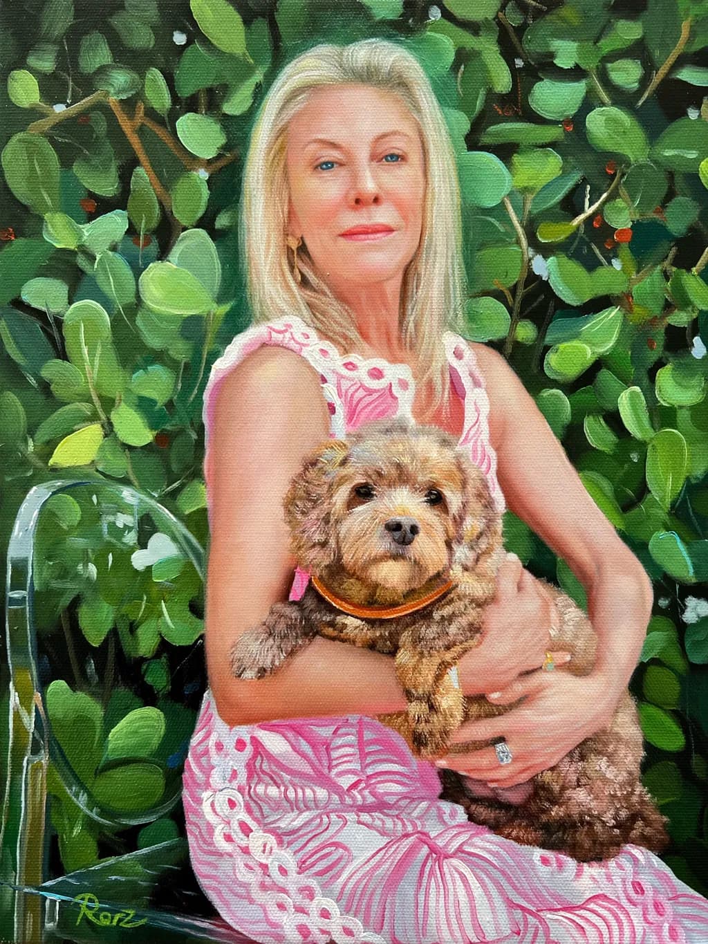 Whispers of Affection: A Portrait of Grace and Companionship