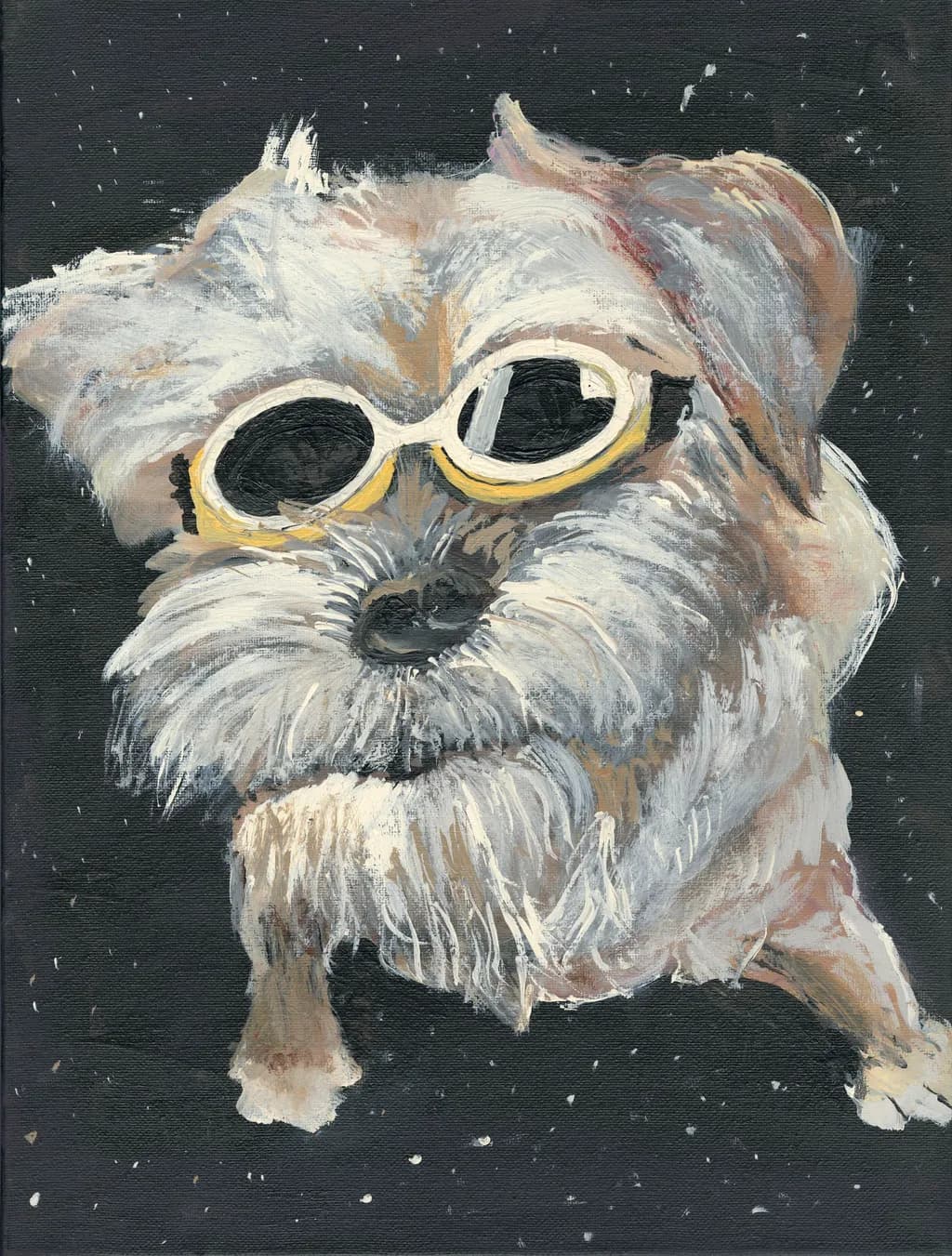 Cosmic Canine: A Stylish Pup's Galactic Adventure