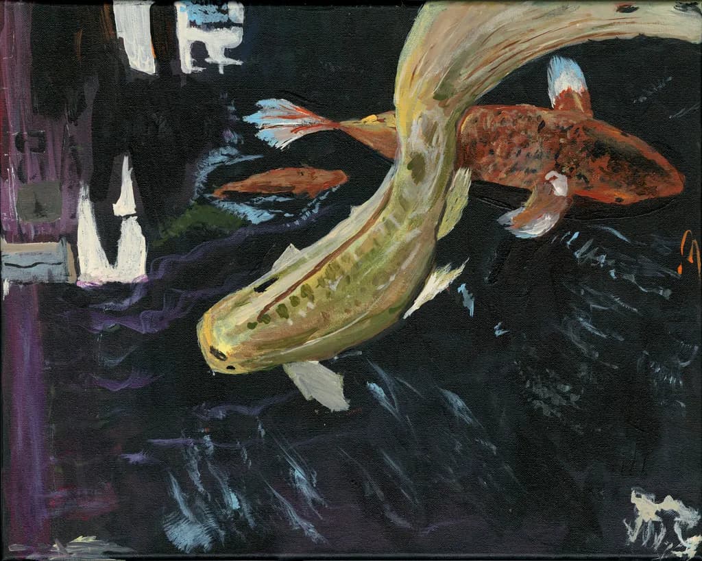 Dancing Colors: An Abstract Journey Through the Underwater World of Fish