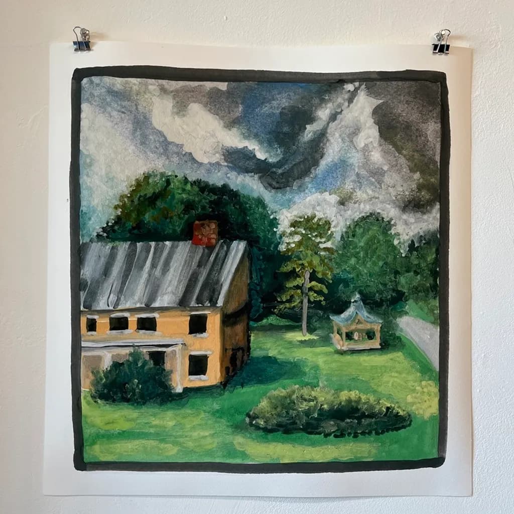 Rain Over the Hillhouse