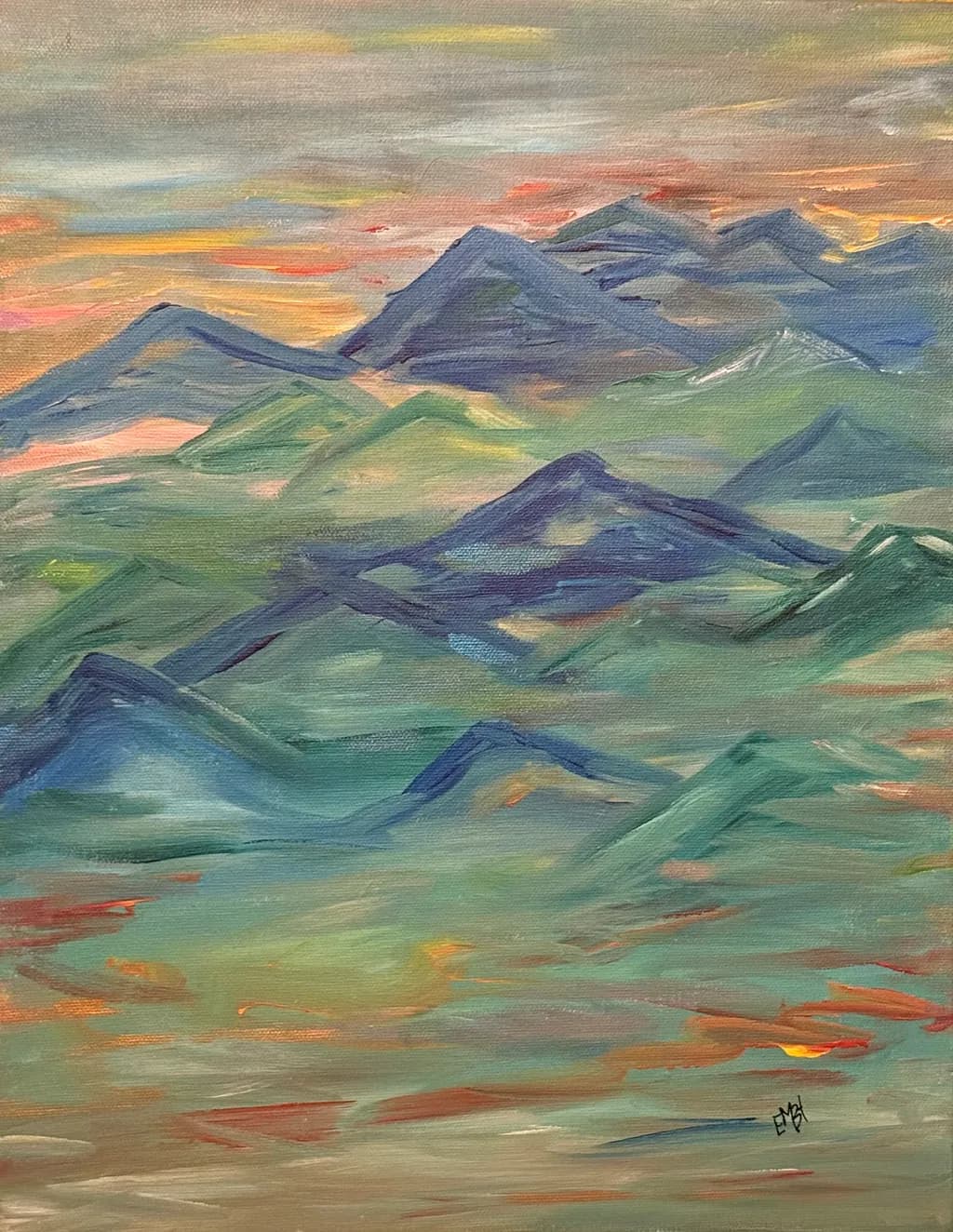 Misty Mountain Layers