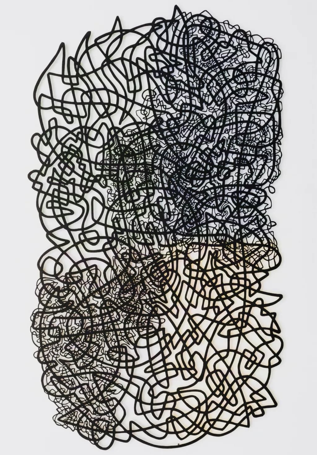 Intricate Whispers: A Dance of Lines and Shadows