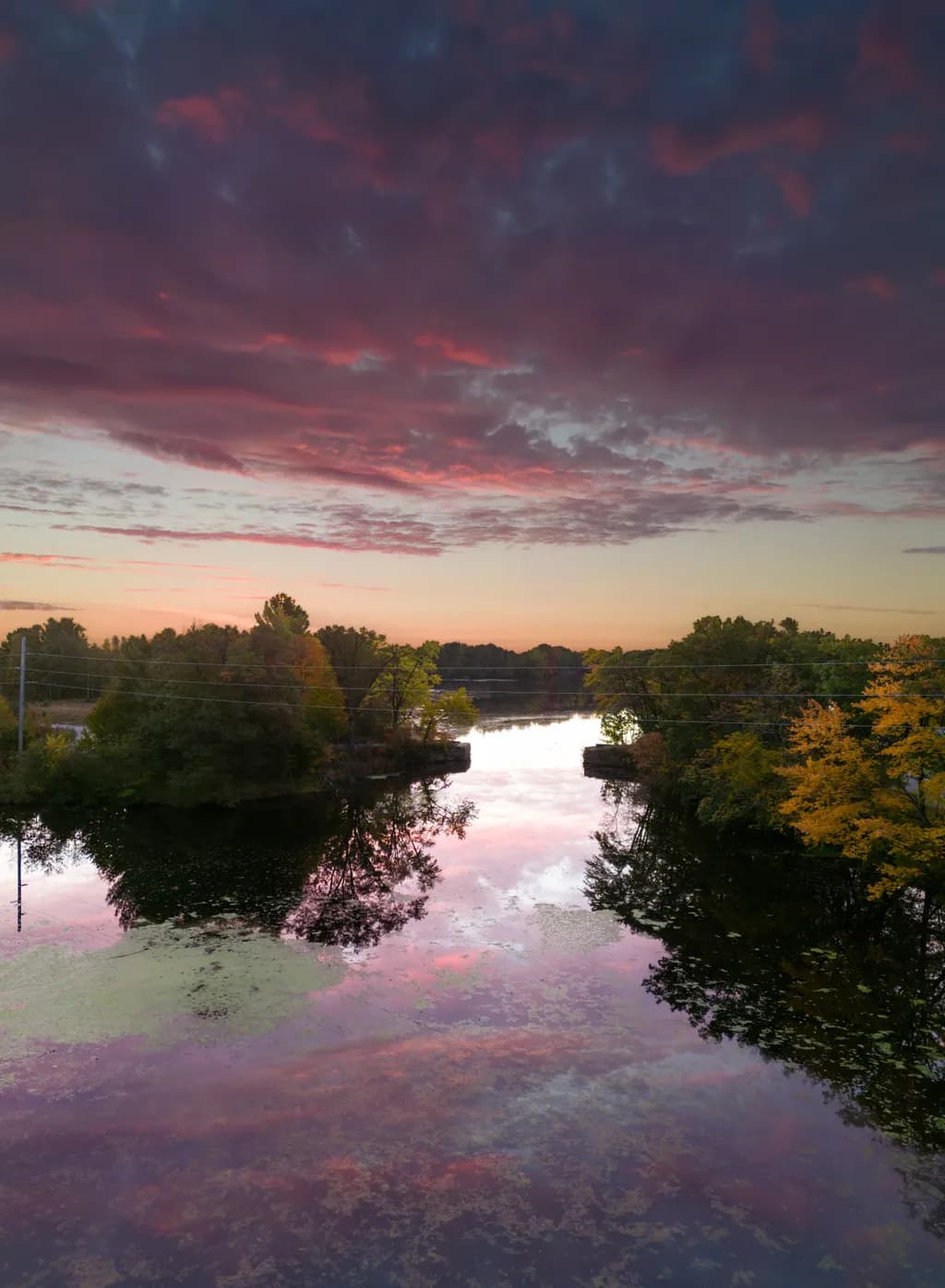 Drone Photography of Sunrise Over the Portal: A Scenic Experience