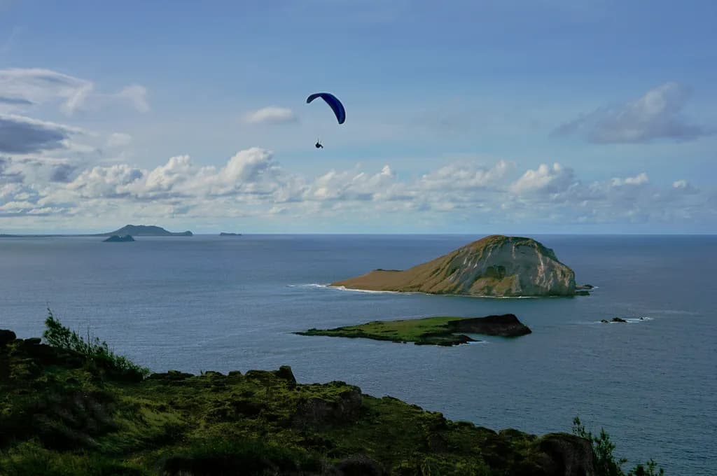 Gliderman Over Makapu'u