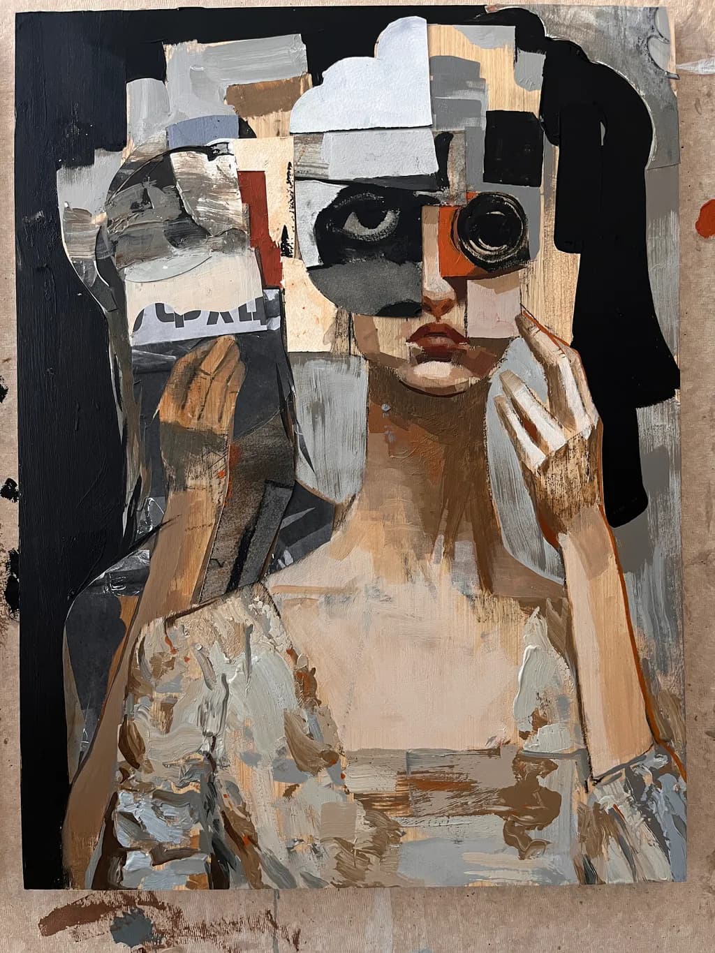 Reflections of Identity: A Mixed Media Exploration of Self and Perception