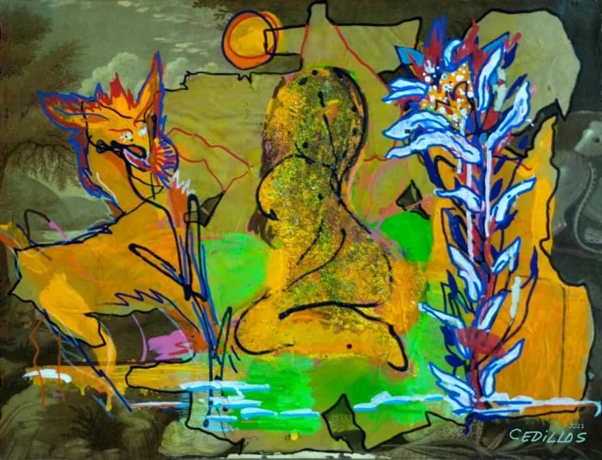 Fawn and Woman