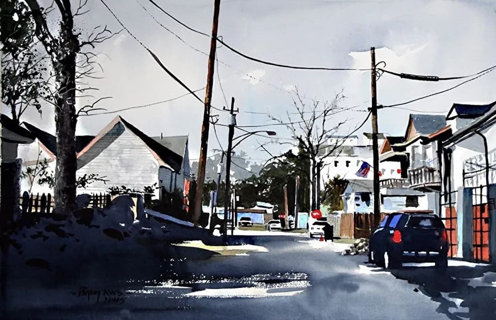 Urban Shadows: A Playful Stroll Through City Streets