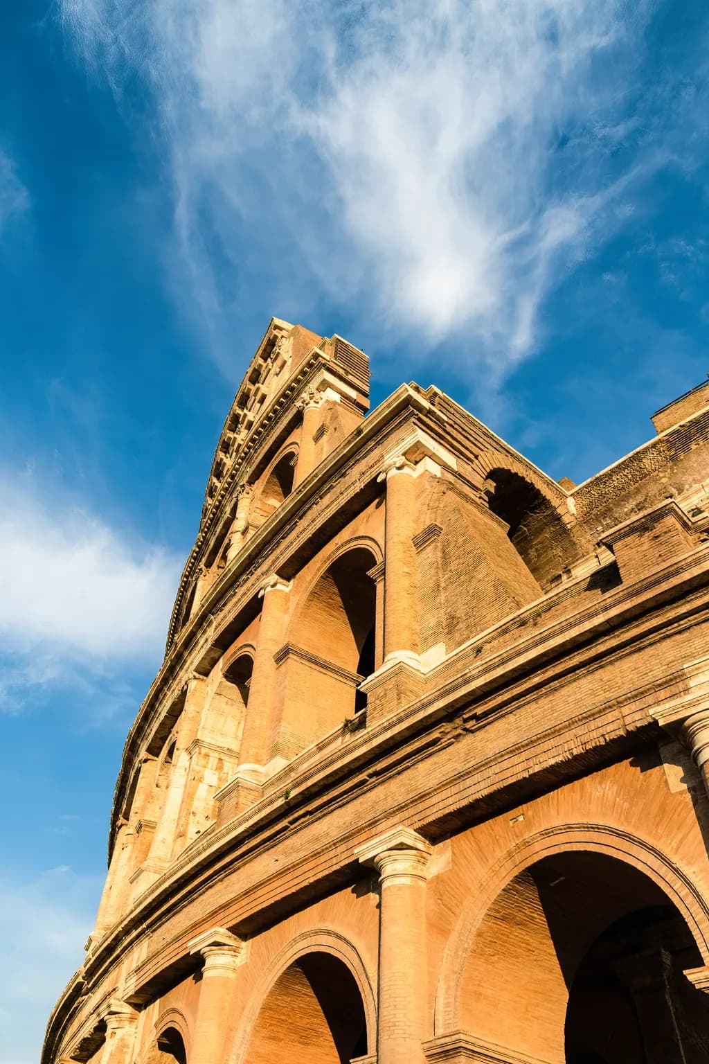 Roman Colosseum Facade