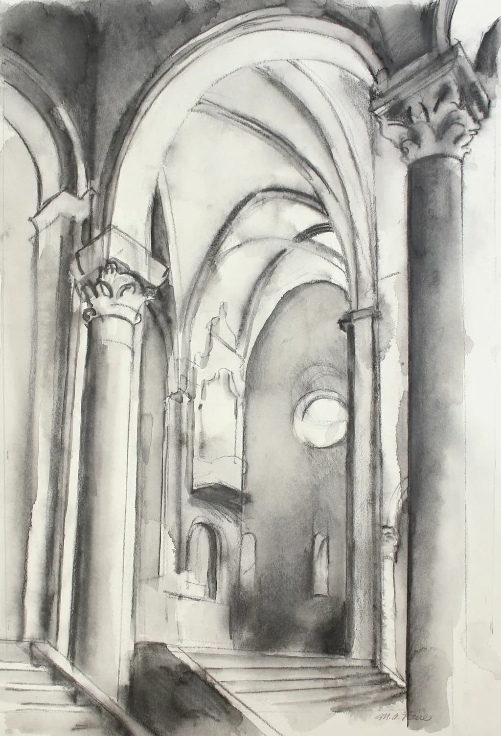 Whispers of Time: A Serene Journey Through Architectural Shadows