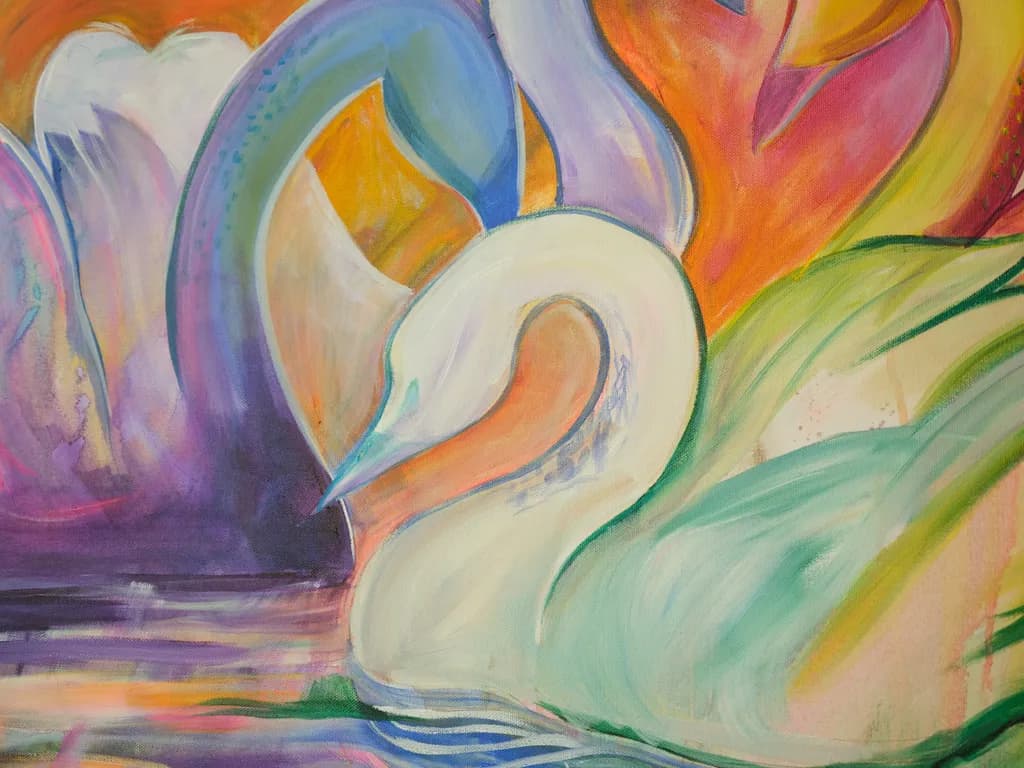 Swans in Color