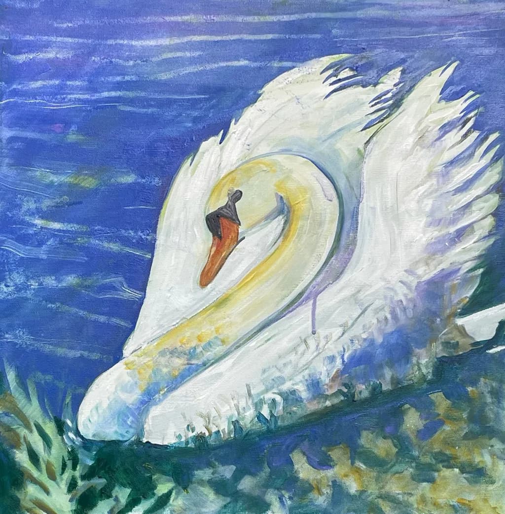 Resting Swan
