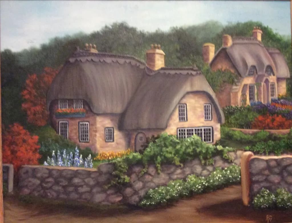 Thatched Cottage Garden