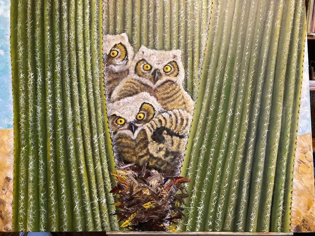 Desert Owls Nest