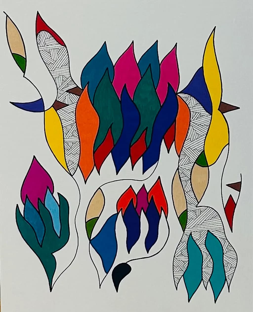 Colorful Flames
