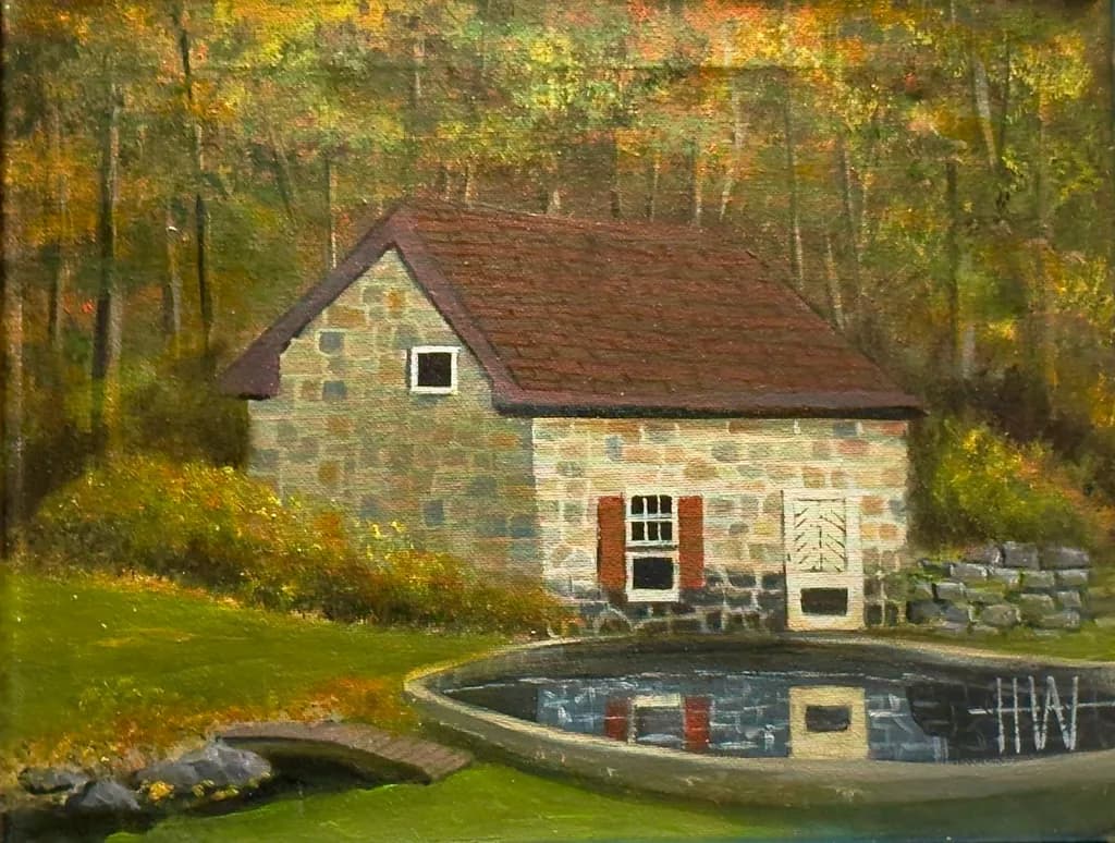 Bogerts Springhouse Reflection