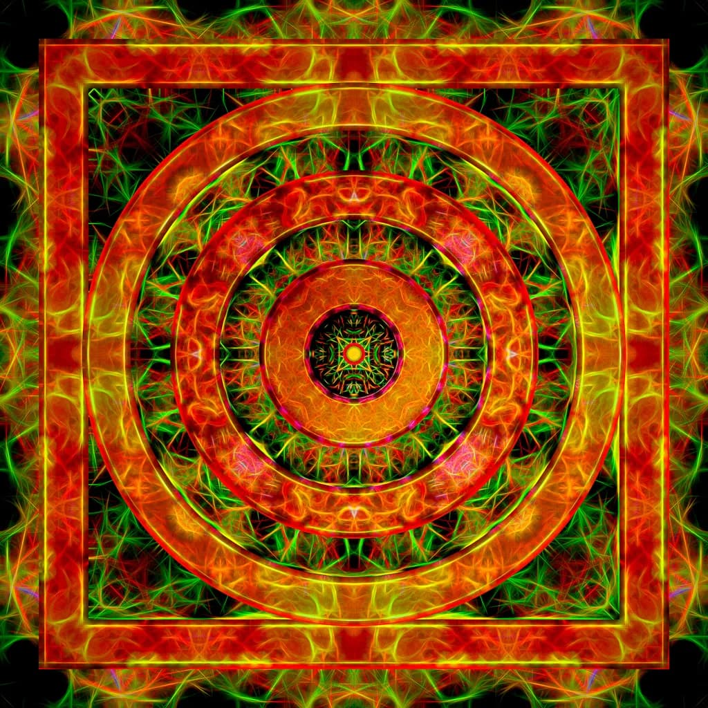 Glowy Mandala