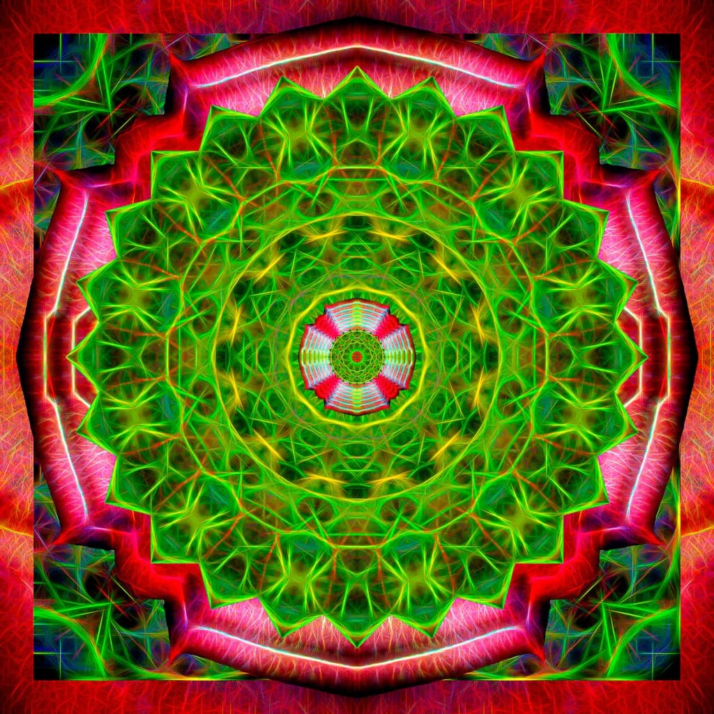 Glowy Mandala