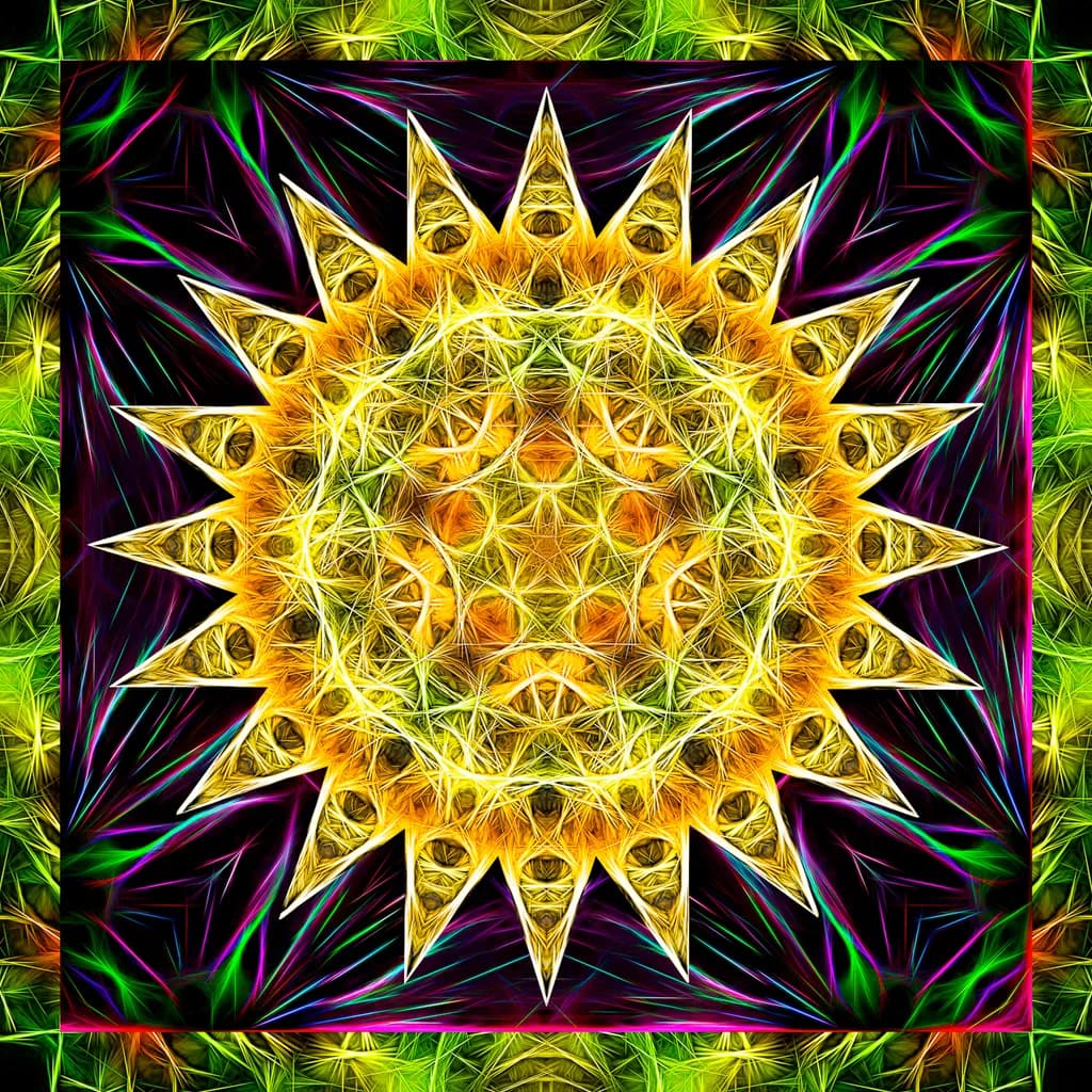 Glowy Mandala