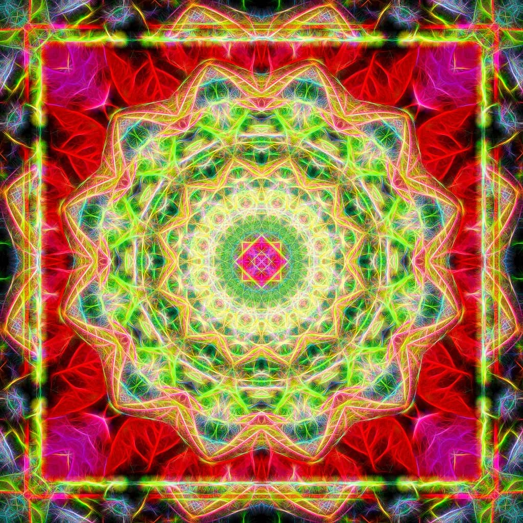 Glowy Mandala