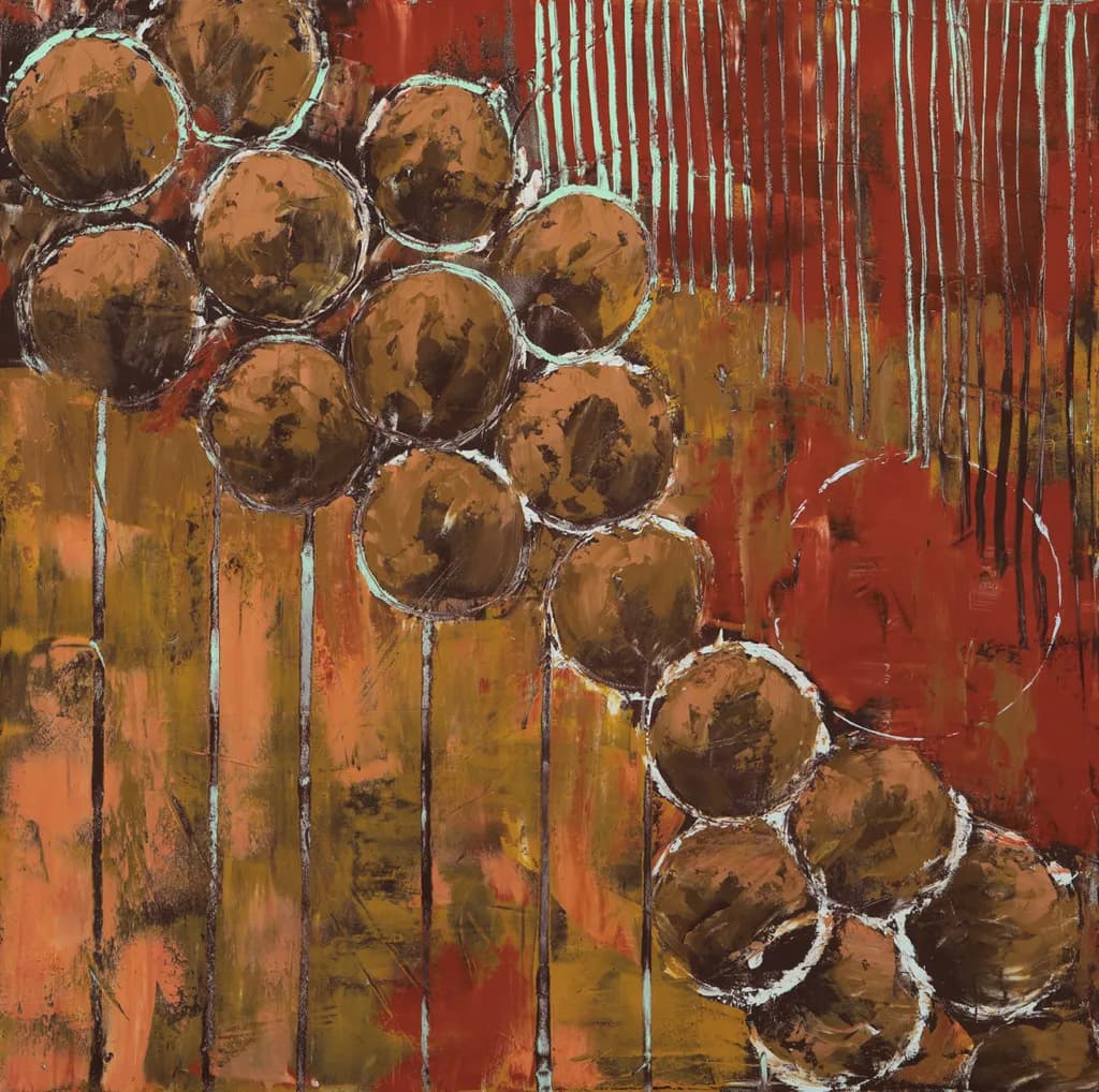 Whispers of Earth: A Dance of Warm Tones and Textures