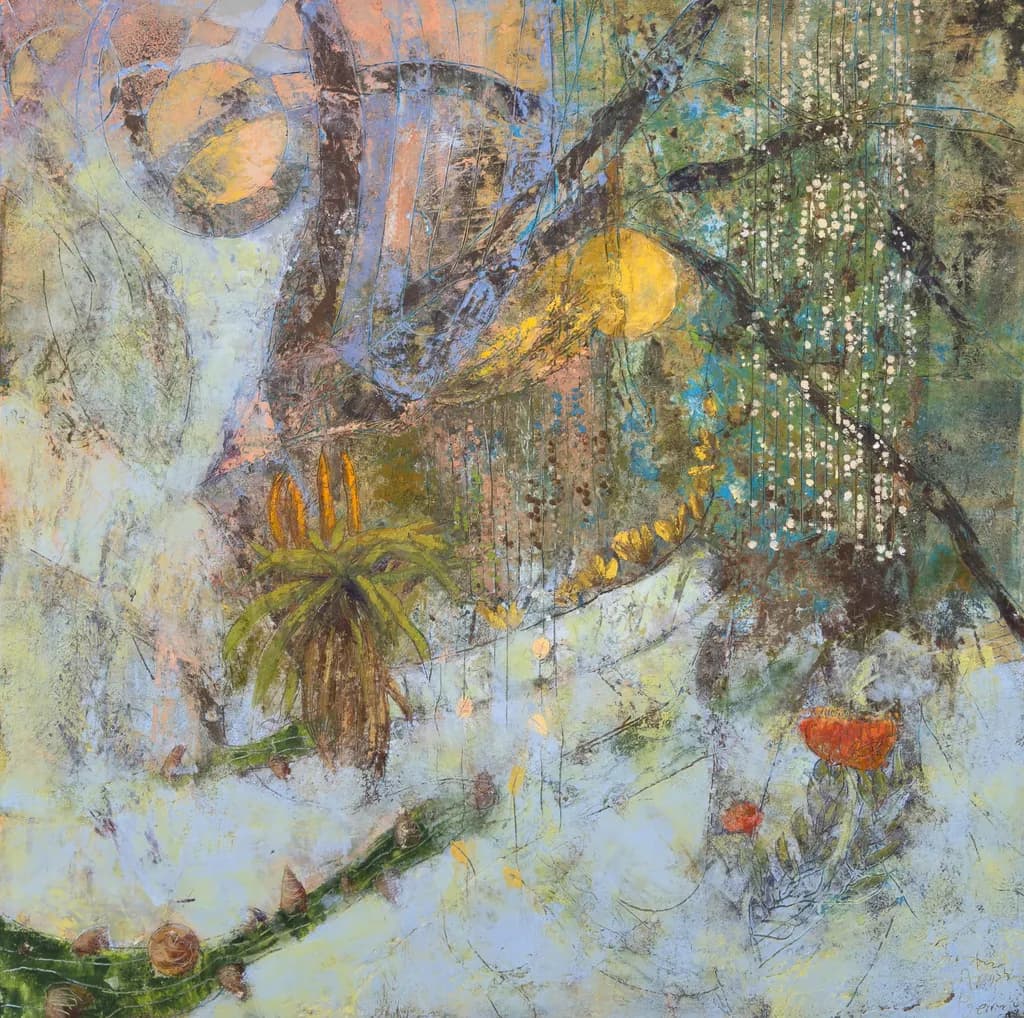 Whispers of Nature: A Dreamlike Journey Through Color and Texture