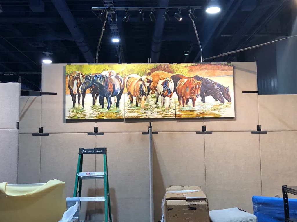 Horses at Water's Edge