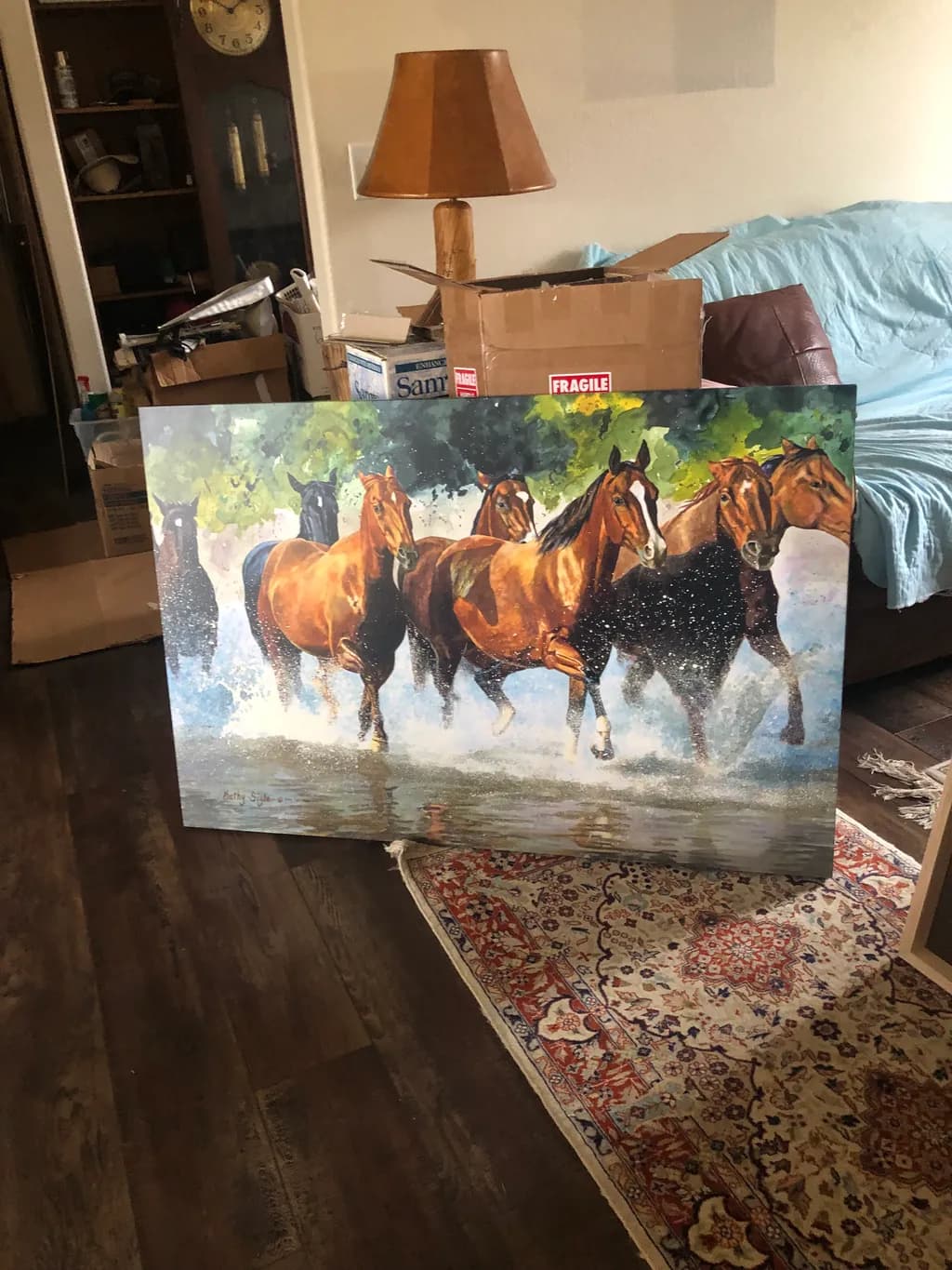 Running Horses Through Water