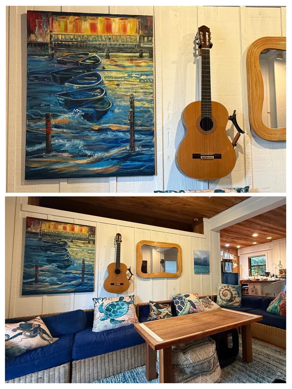 Serene Waters: A Vibrant Dance of Boats and Reflections in Coastal Harmony
