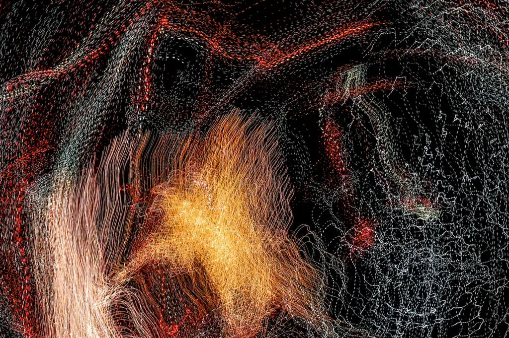 Ethereal Whispers: A Dance of Light and Shadow in Motion