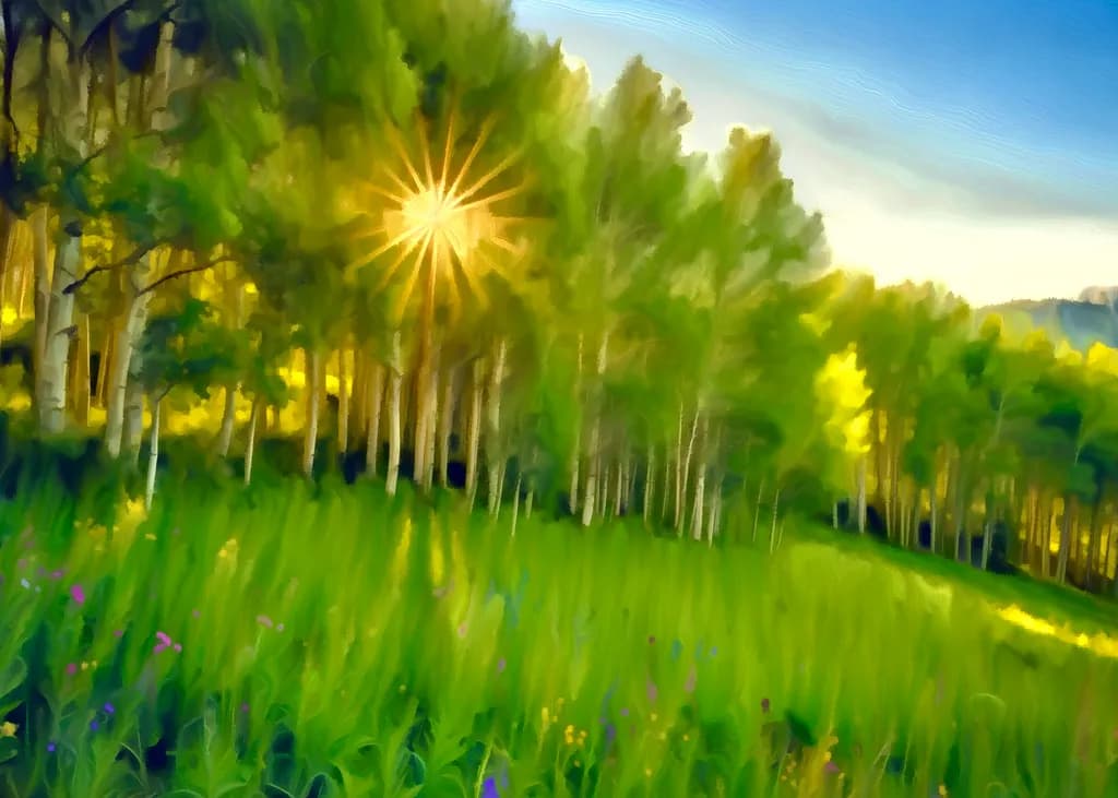 Whispers of Light: A Humorous Journey Through Nature's Canvas