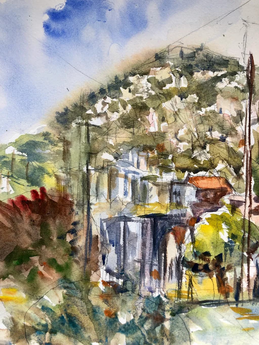 Hillside Sketch