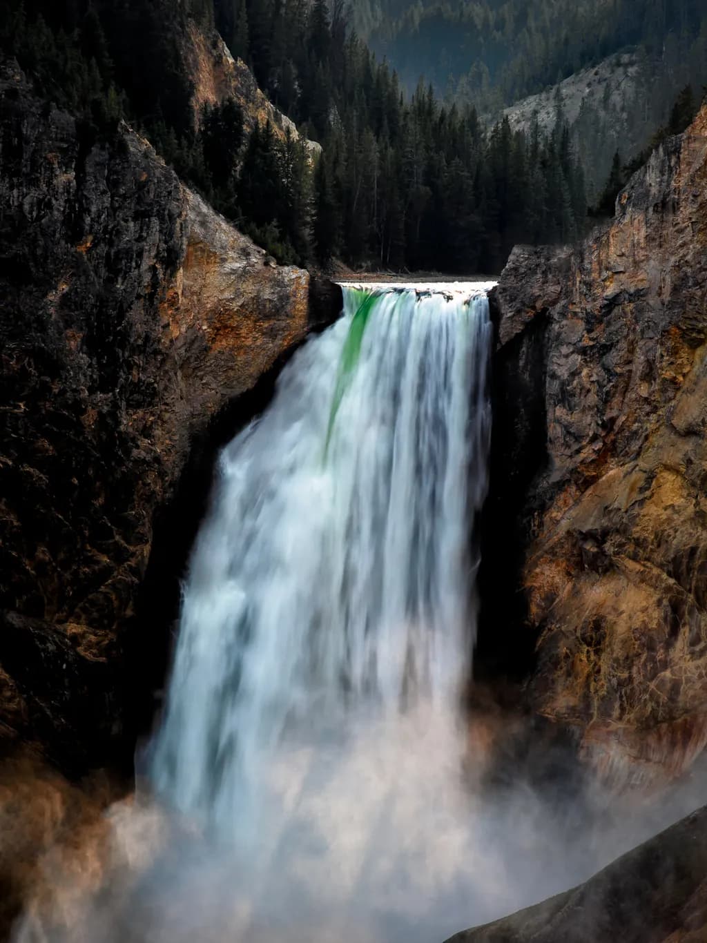 Majestic Cascade: The Enchanting Dance of Water and Stone in Nature's Embrace