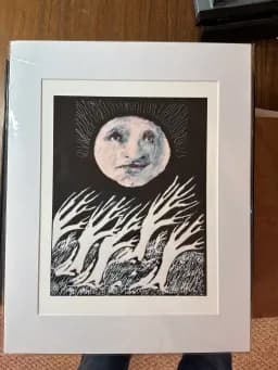 Moon Face and Trees