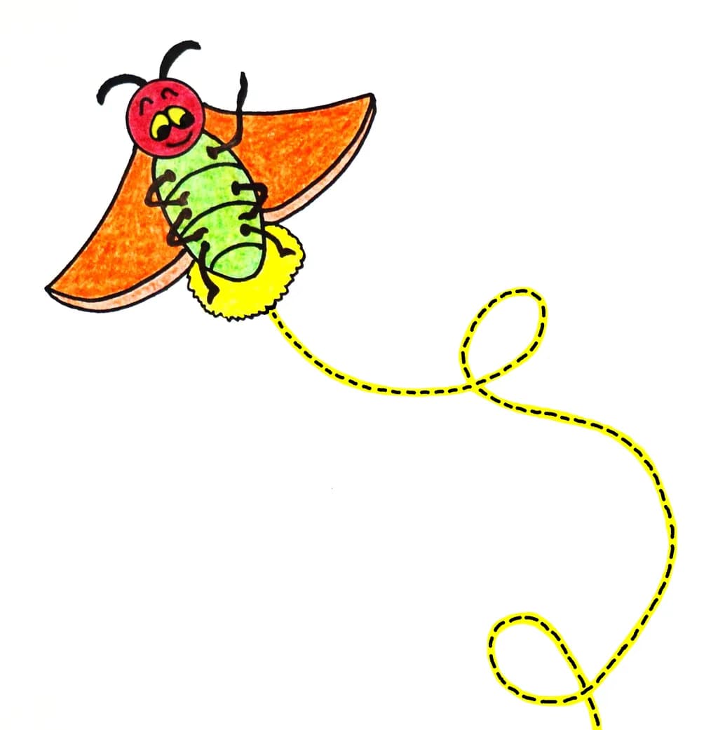 Whimsical Firefly Flight