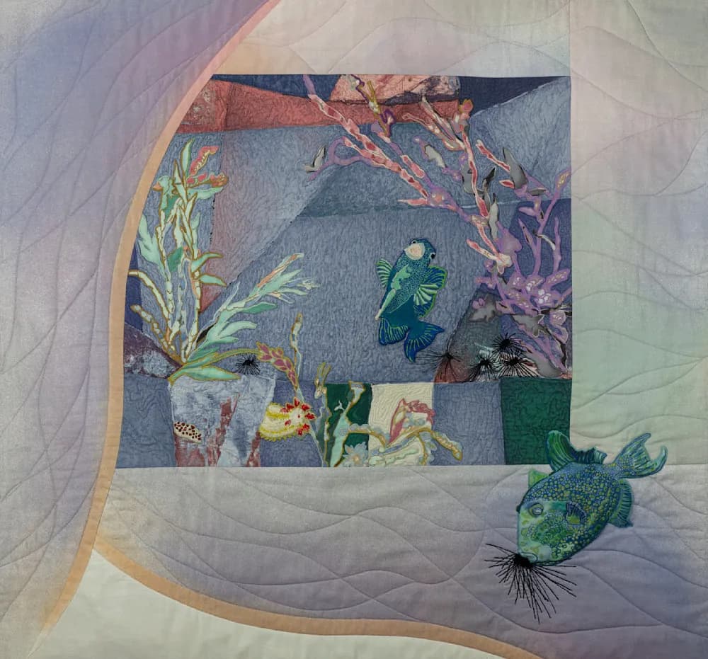 Whimsical Underwater Tapestry: A Vibrant Exploration of Marine Life and Coral Reefs
