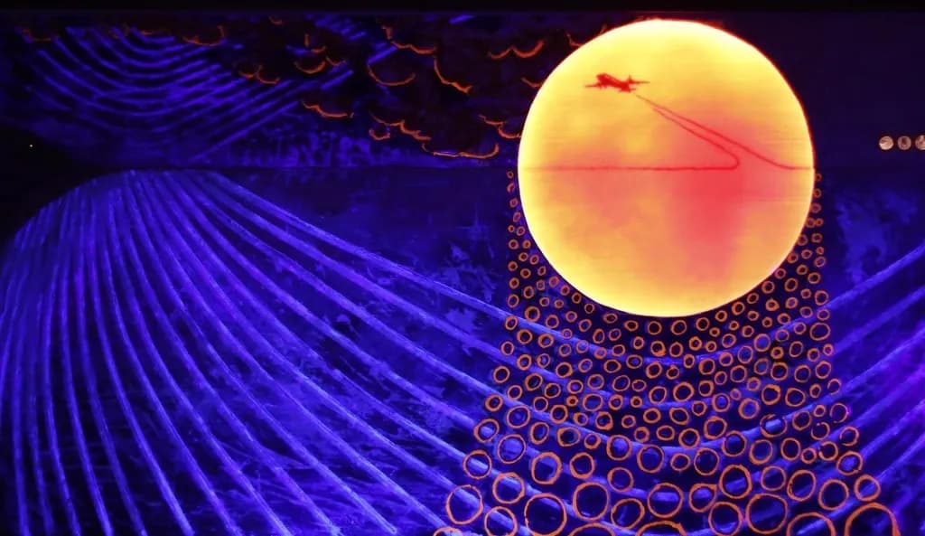 Across The Sea (under UV light)