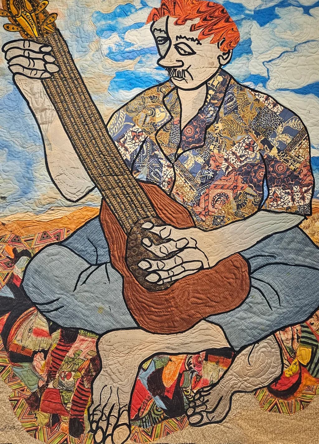 "Strumming Stories: A Journey Through Color and Sound"