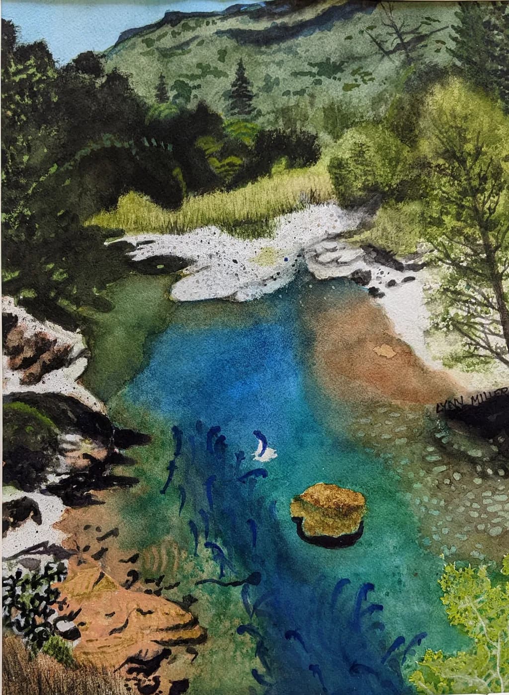 Tranquil River Flow