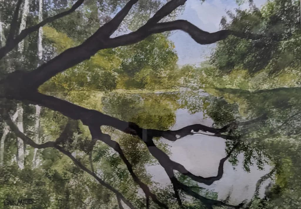Reflections in Green