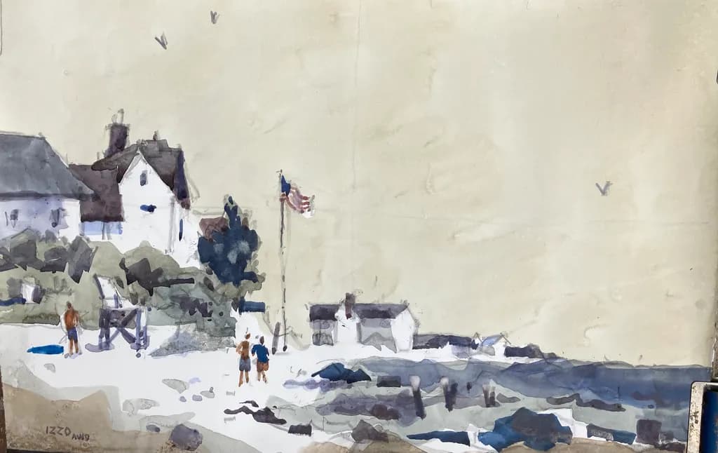 Seaside Village Flag