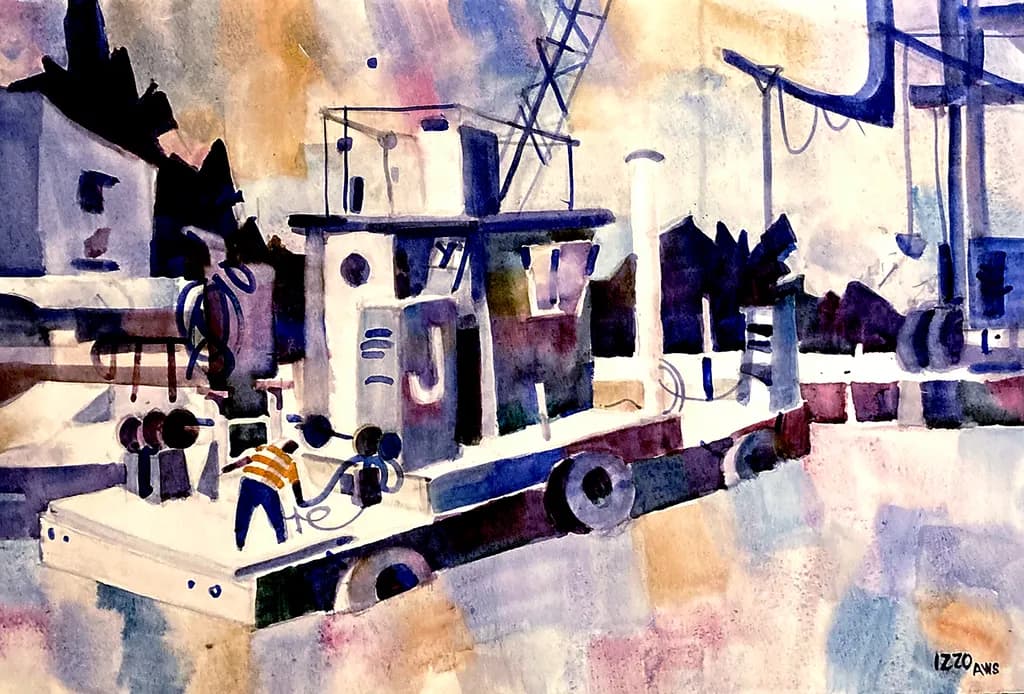 Cubist Workboat