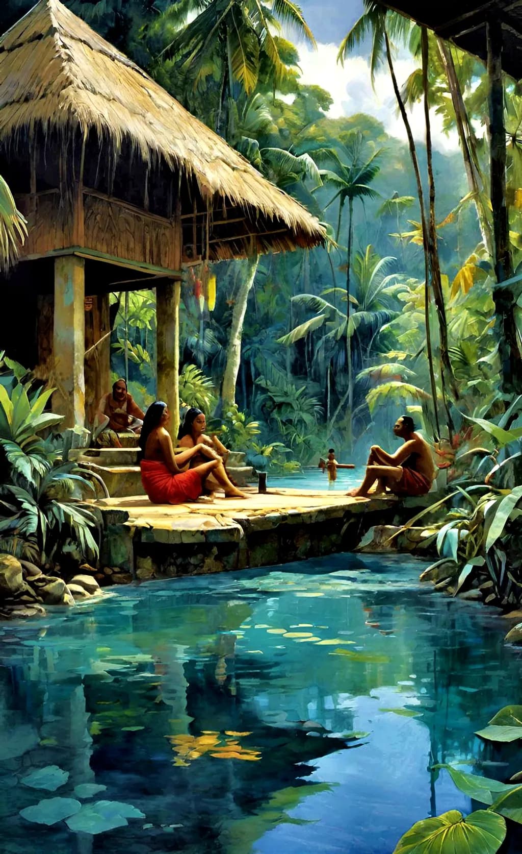 Jungle Pool Scene